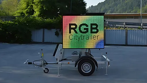 led screen outdoor trailer