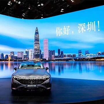 customized LED background display