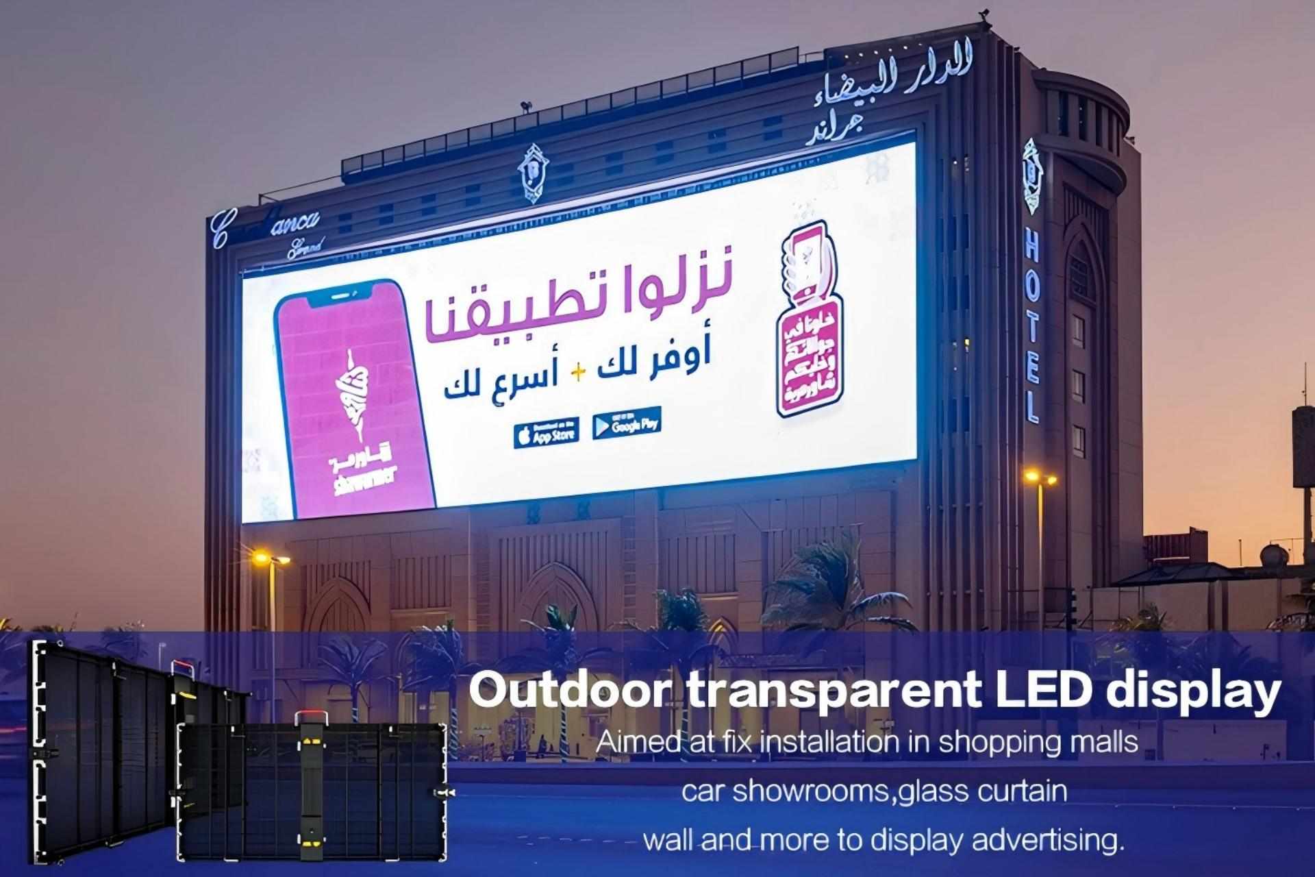 pantalla LED transparente