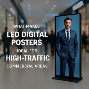 Poster LED Displays Ideal for High-Traffic