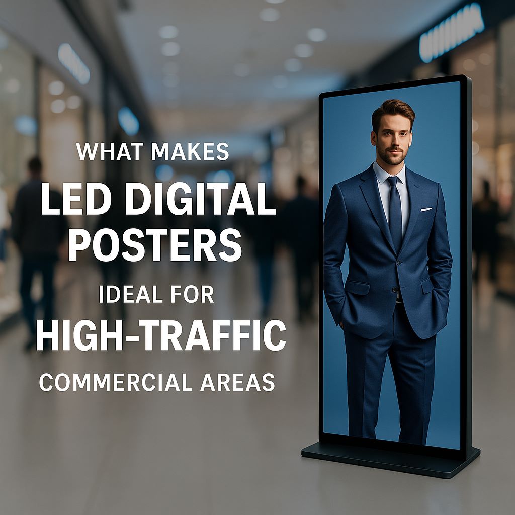 Poster LED Displays Ideal for High-Traffic