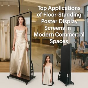 Top Applications of Floor-Standing Poster Display Screens