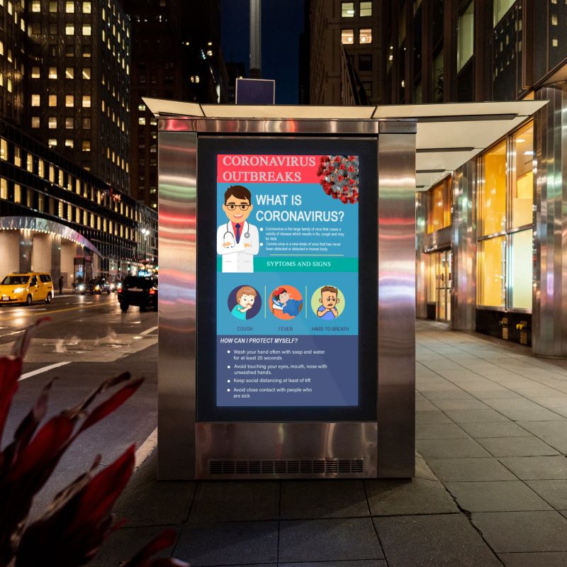 led digital posters