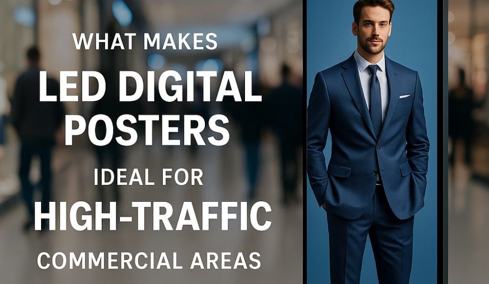 Poster LED Displays Ideal for High-Traffic
